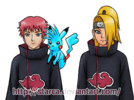 Commission animation: Sasori, FV and Deidara