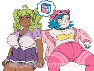 Commission animation: Jayla and Marnie