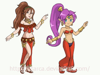 Commission animation: Primrose and Shantae