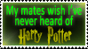 1st Stamp: Harry Potter