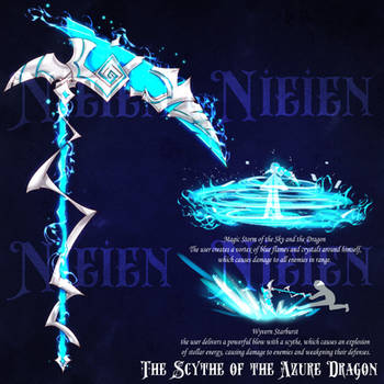 [SOLD]  The Scythe of the Azure Dragon
