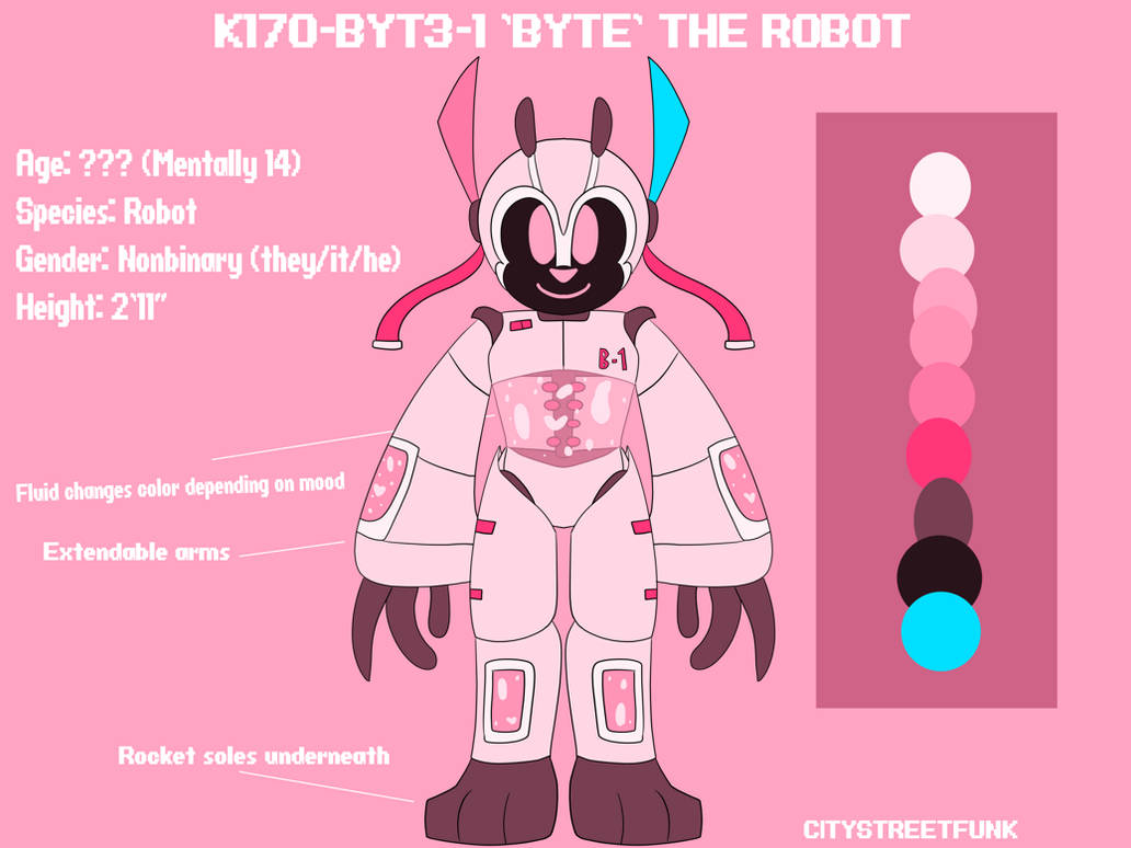 Byte the Robot by LUMAHEARTS on DeviantArt