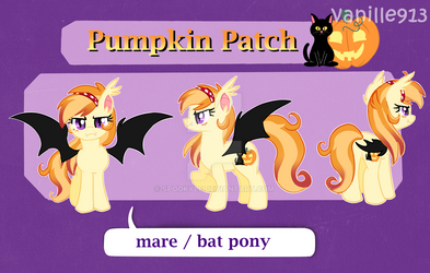 pumpkin styled bat pony FOR SALE