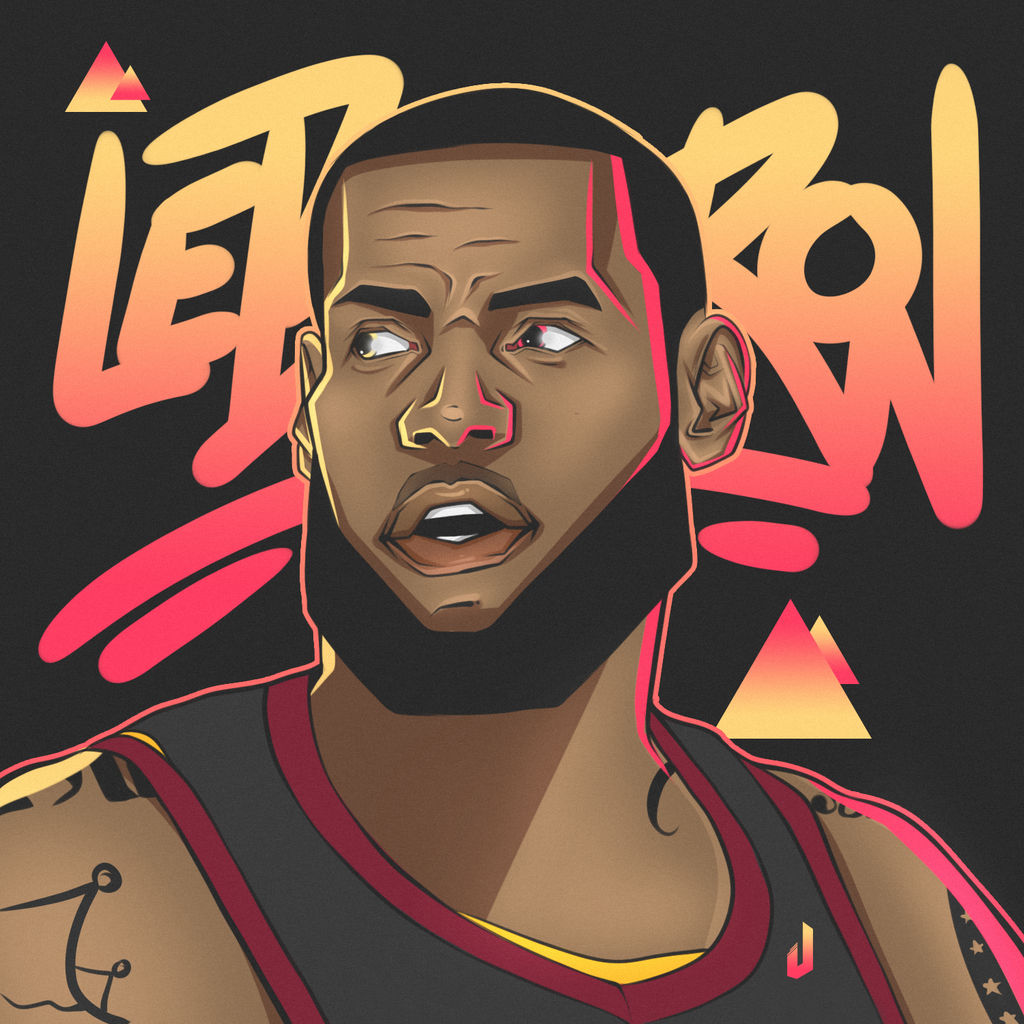 LeBron by Jus-Toons on DeviantArt