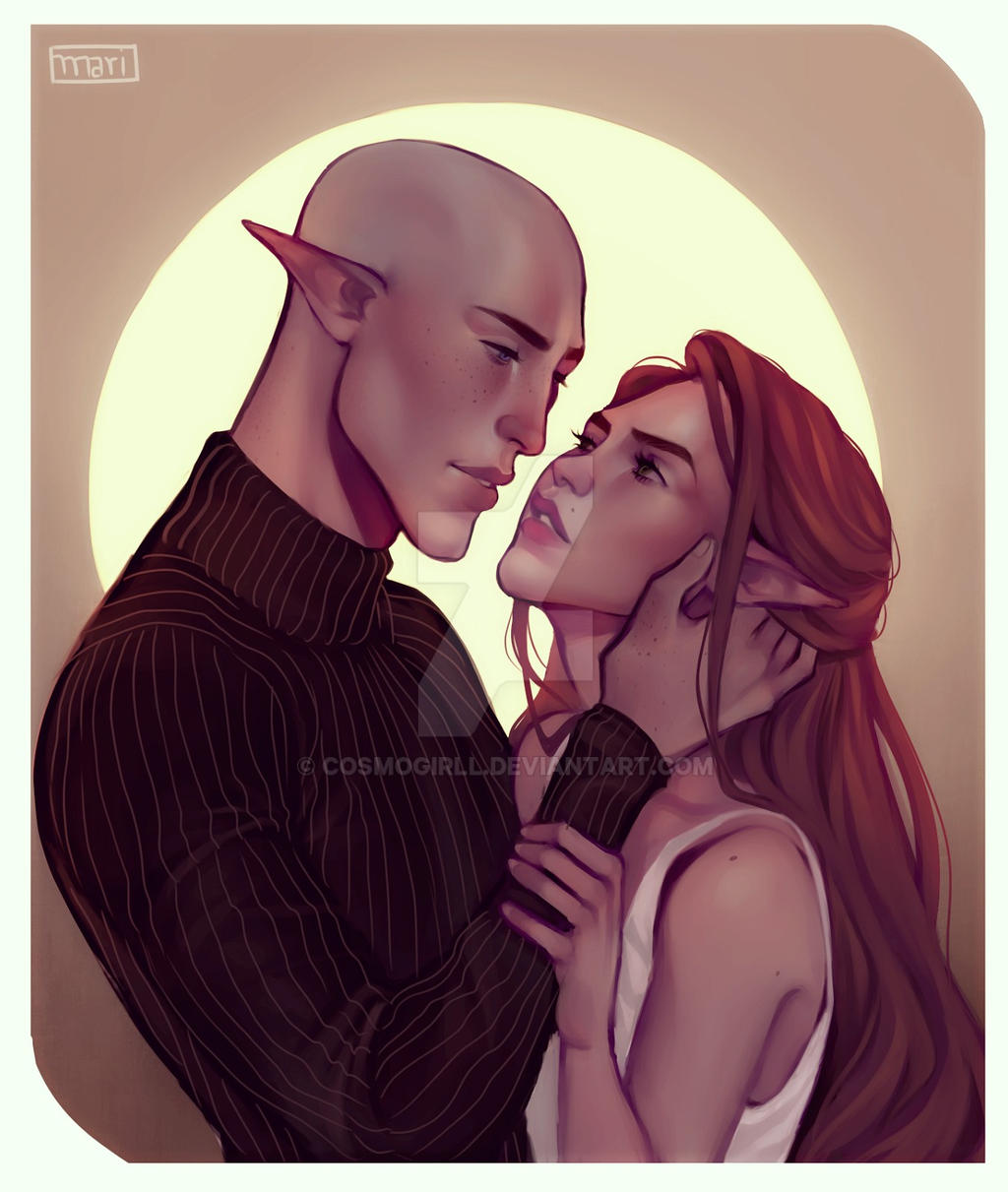 Modern Solas x Lavellan