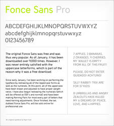 Fonce Sans Pro Preview