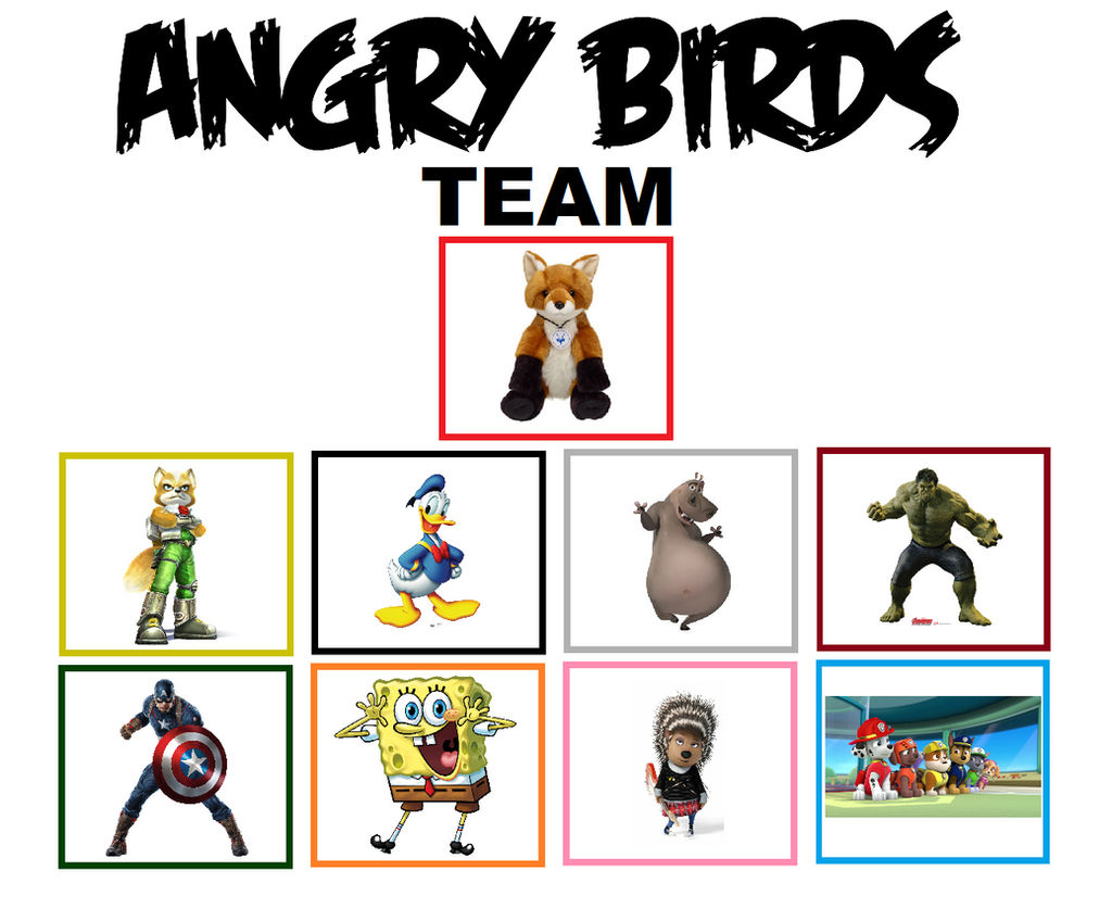 My Angry Birds Epic Team (March 2016) by AgentEliteFirey on DeviantArt