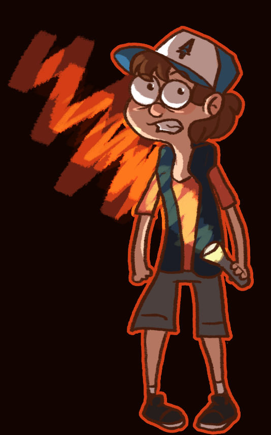 Dipper Rocking Gi Dipper by triivials on DeviantArt