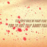 First Rule of Fight Club