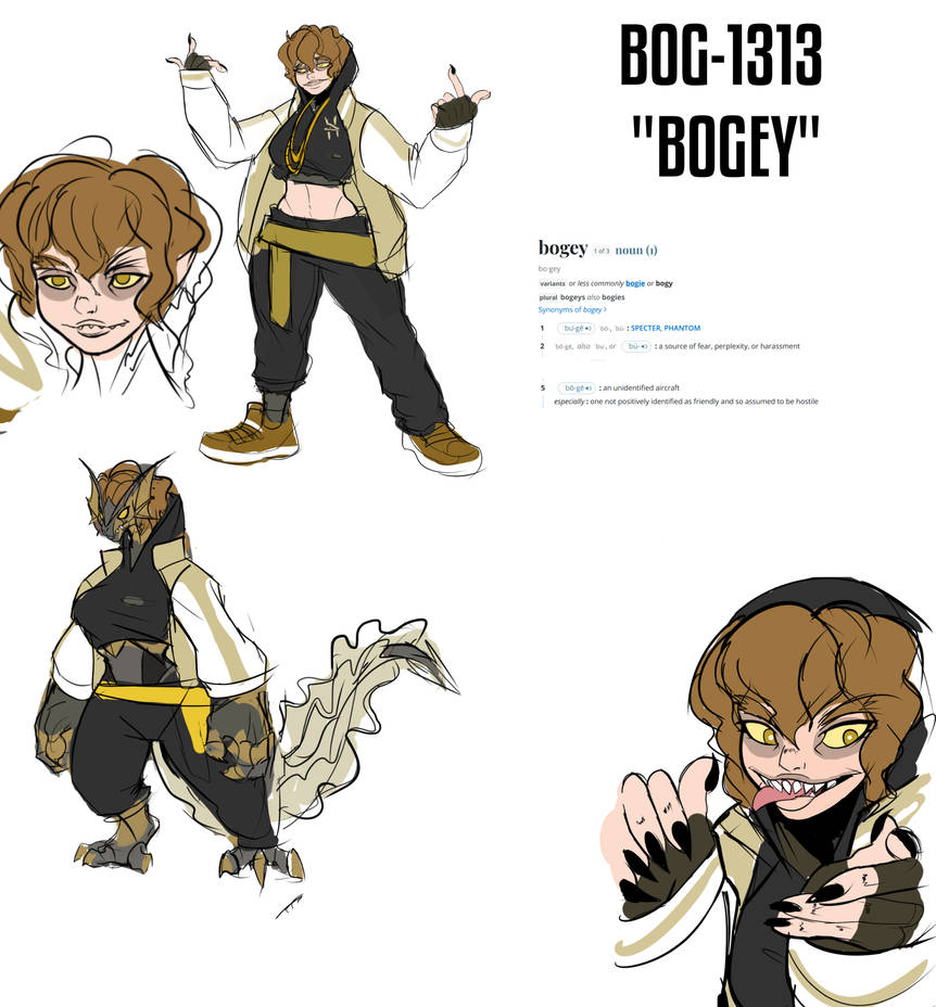 Bogey Pathfinder Bogey Model Sheet by Dredlines on DeviantArt