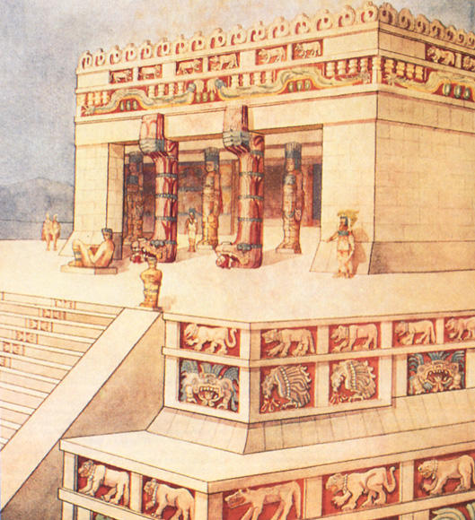 Aztec Pyramid recreation by namirobinloverx on DeviantArt