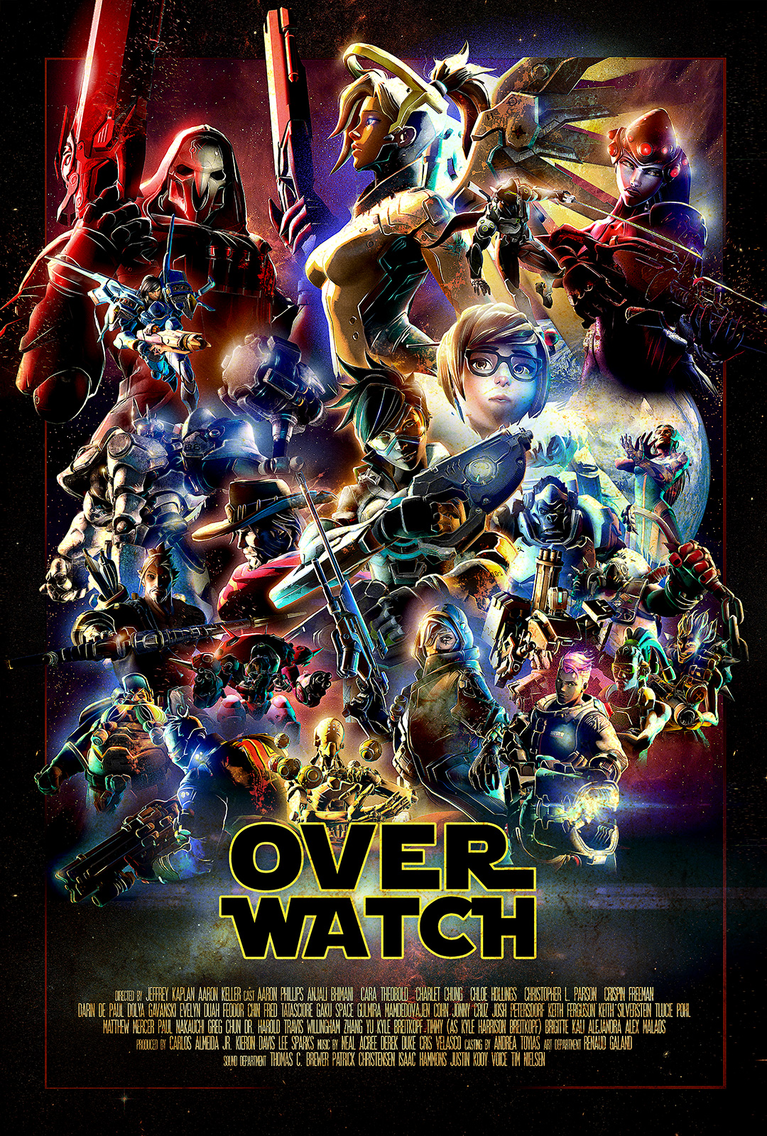 Overwatch Heroes Poster (Star Wars style) by nicopower5000 on DeviantArt