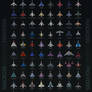 All Macross Valkyries ever created in pixel art