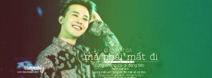 [ Cover Facebook ] G-Dragon - Quotes