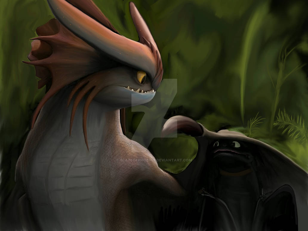Toothless and Cloudjumper