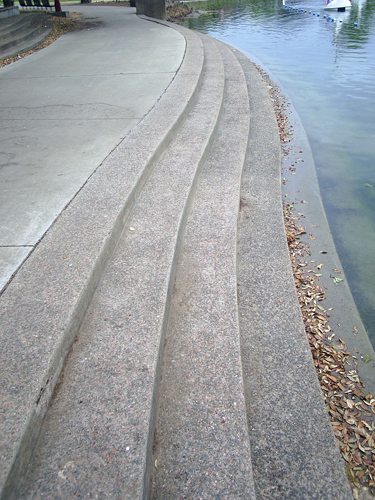 water steps