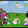 Blur and Cici with Shaymin