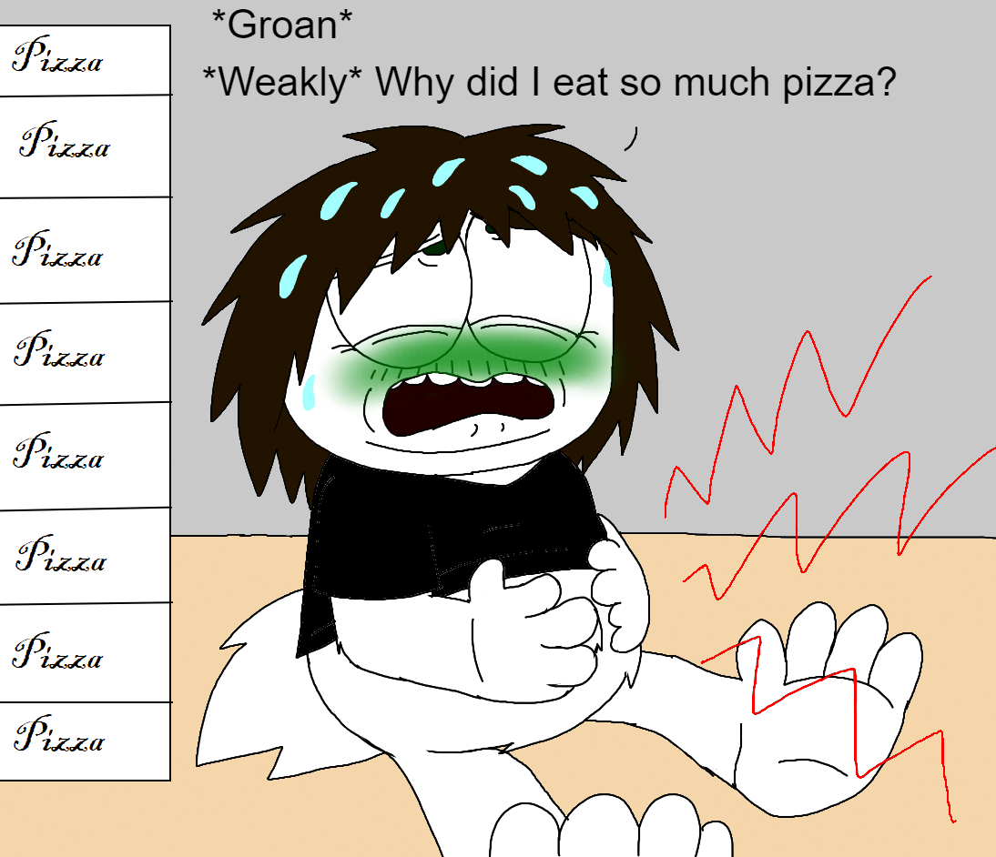 it's too much pizza!! by TheLastHero97 on DeviantArt