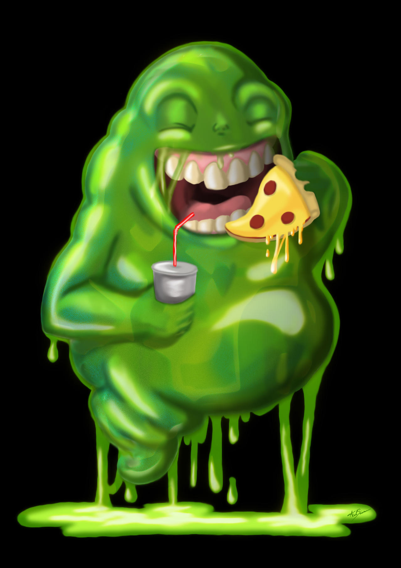 Slimer By Babarbie On DeviantArt slimer-by-babarbie-on-deviantart