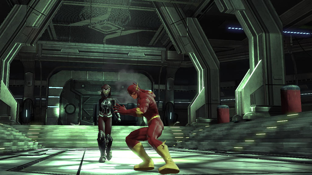 Red Night and Flash VS Grodd by NinjaAnimeHero on DeviantArt