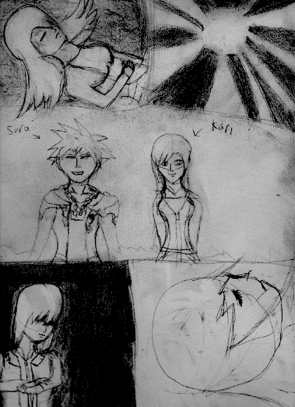 kingdom heart darkness page.1 WIP (dark)