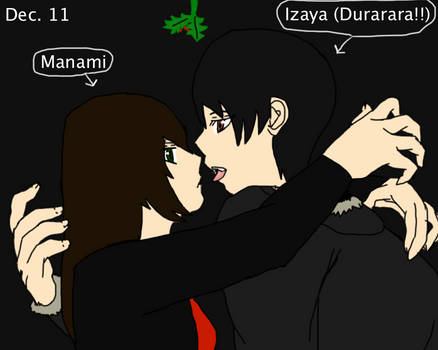 Mistletoe kiss (ManamiXIzaya) Dec. 11