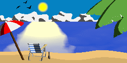 Summer Beach Pixel Art by x3sb on DeviantArt