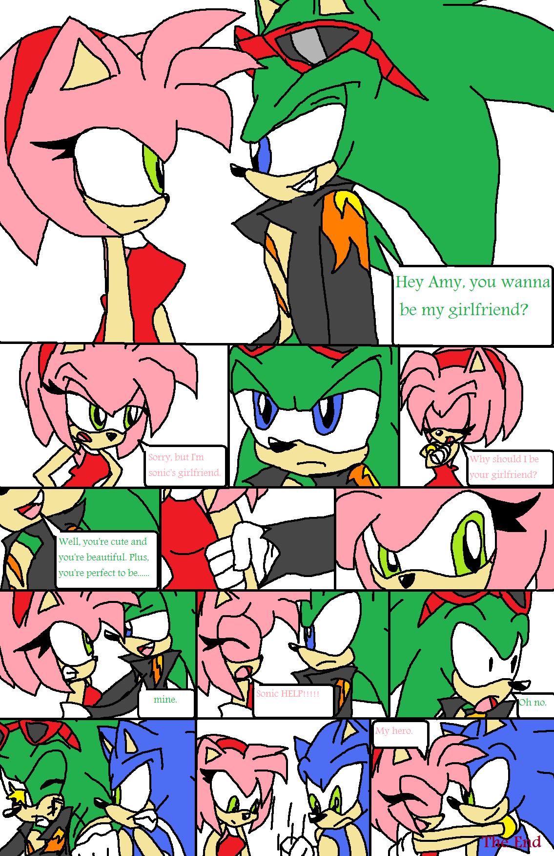 Sonic and Amy FINALLY KISS?! (Sonic Comic Dub) 