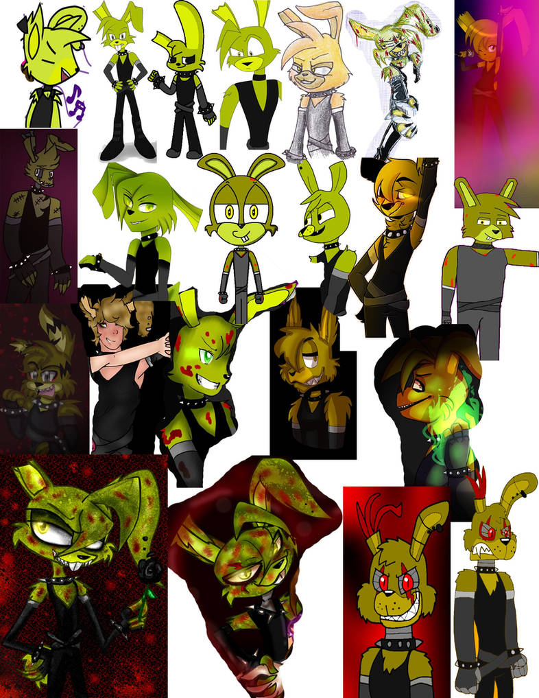 Evolution Spring Trap Deviantart (Myversion)Springtrap Drawn By others by Kova360 on DeviantArt