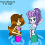   Mermaid Abigail and Cala Maria