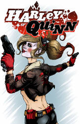 Bombshell Harley Quinn Colored