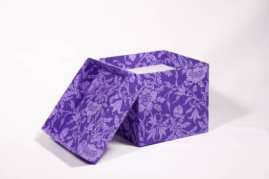 Purple gift box