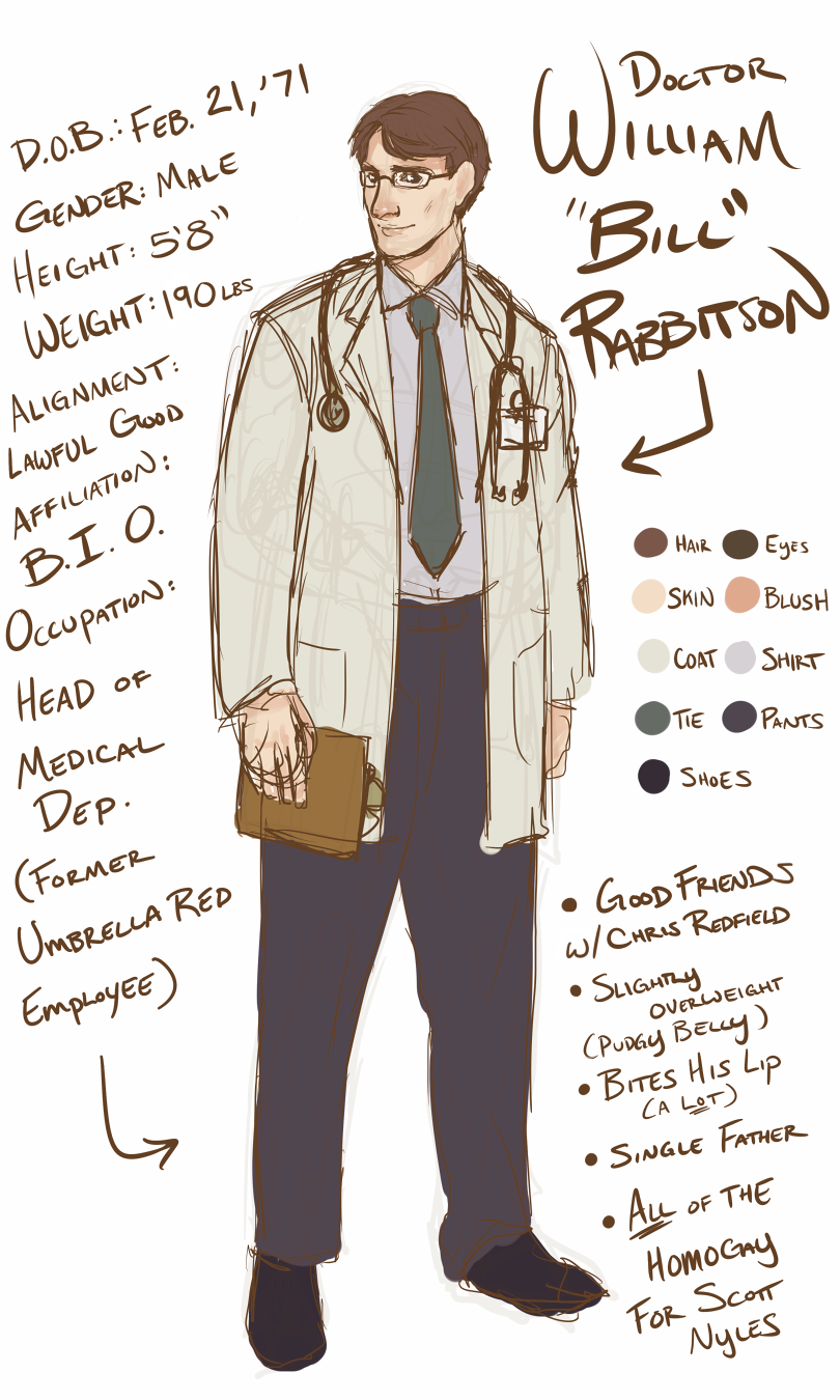 Bill Rabbitson Character Bio By Resident Evil Stars On Deviantart Bill Rabbitson Character Bio By Resident Evil Stars On Deviantart