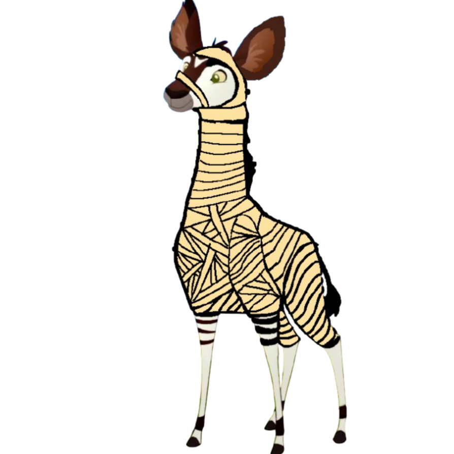 Okapi flower momia by FoxFurryArt on DeviantArt