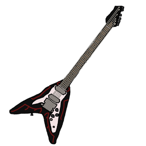 Hell Blood Flying V Guitar (Danny's Guitar)