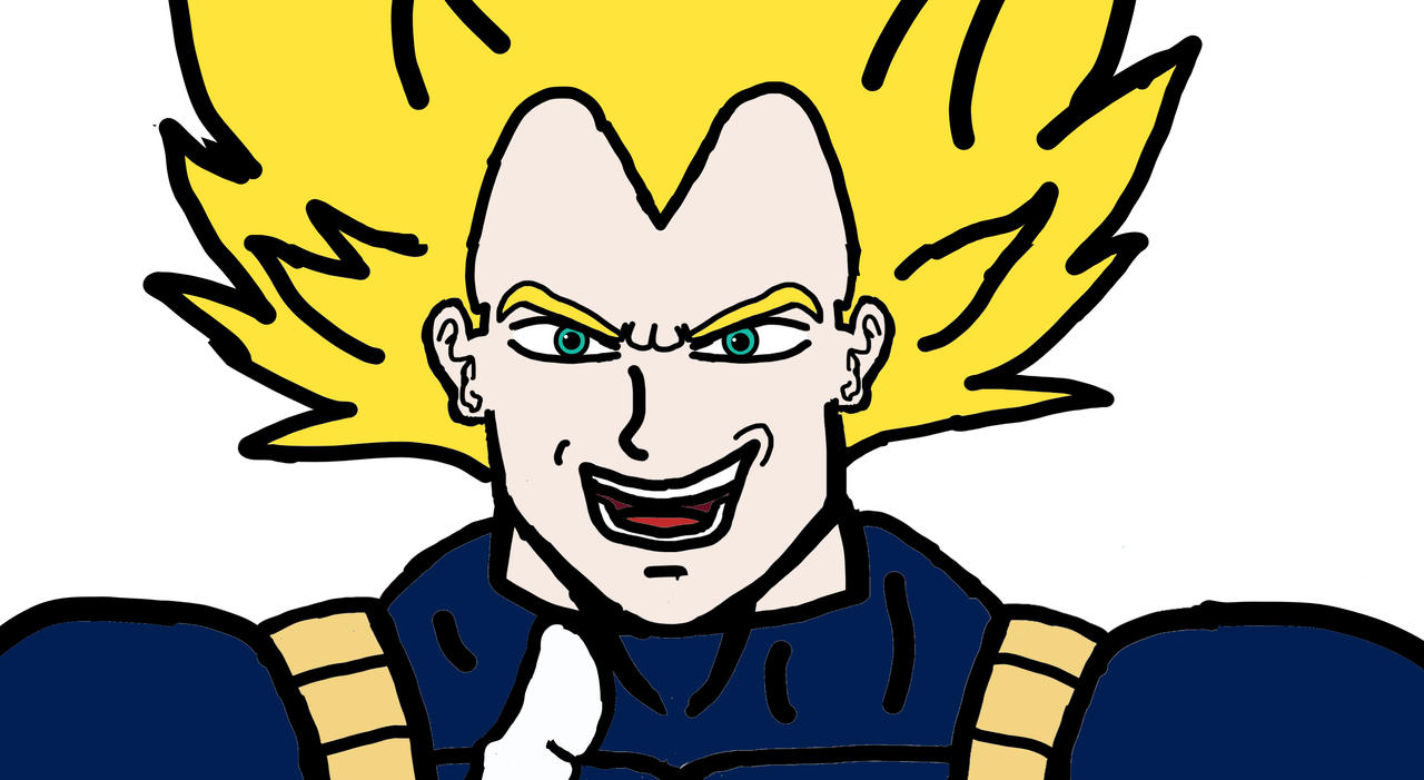 Vegeta Ascended Super Saiyan - MS Paint by TheManigold on DeviantArt