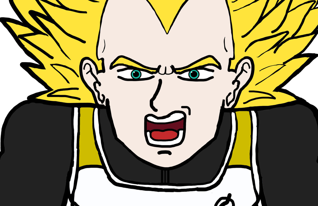 Vegeta SSJ2 (Whis Symbol Armor) - MS Paint by TheManigold on DeviantArt