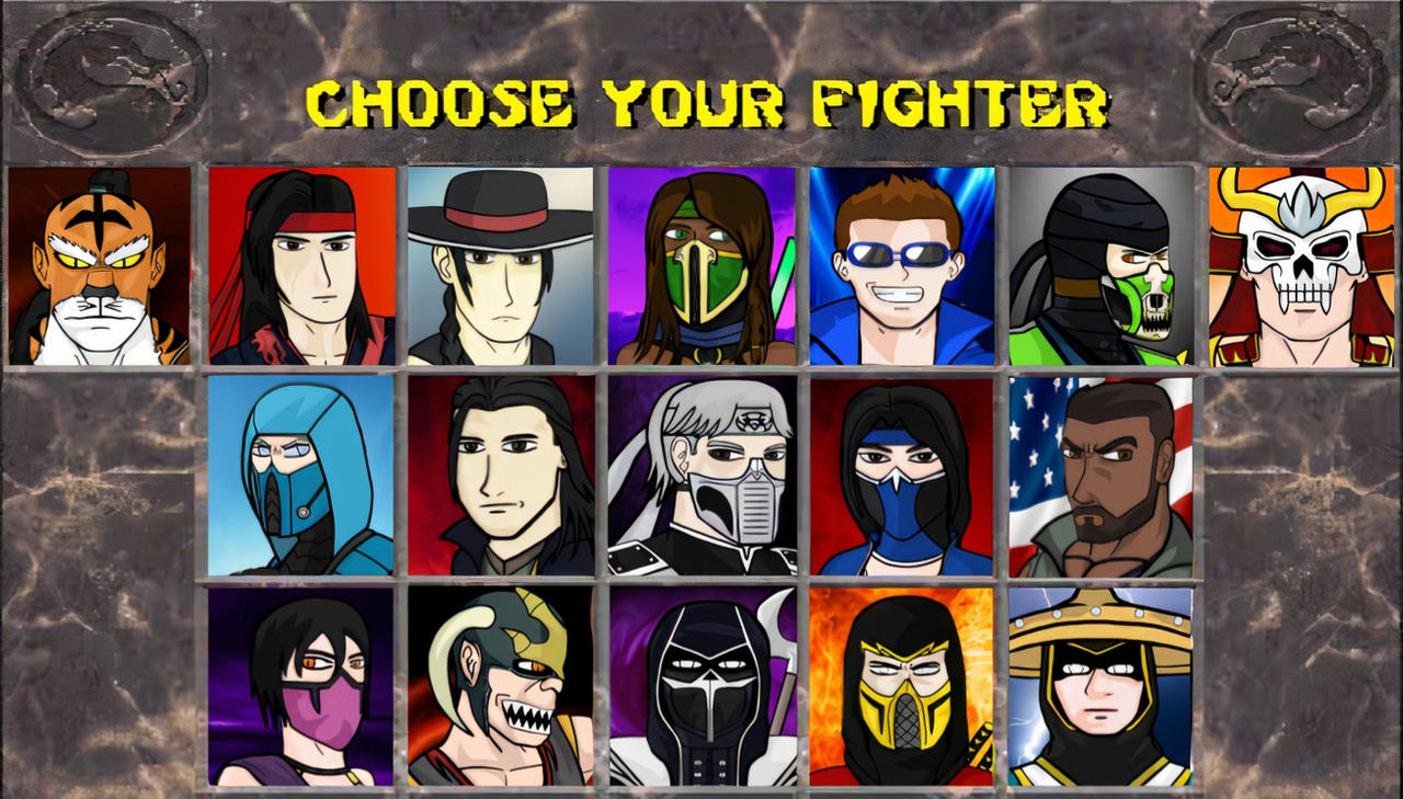 Mortal Kombat II Character Select V2 by TheManigold on DeviantArt