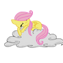 Filly Fluttershy Cloud Nap Vector