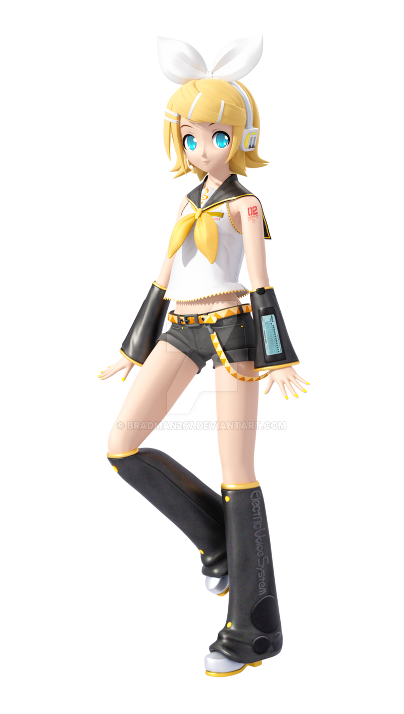 Kagamine Rin R Kagamine Rin by BradMan267 on DeviantArt