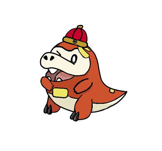 Fuecoco by BeingSerendipitous on DeviantArt