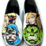 Avengers Hand Painted shoes