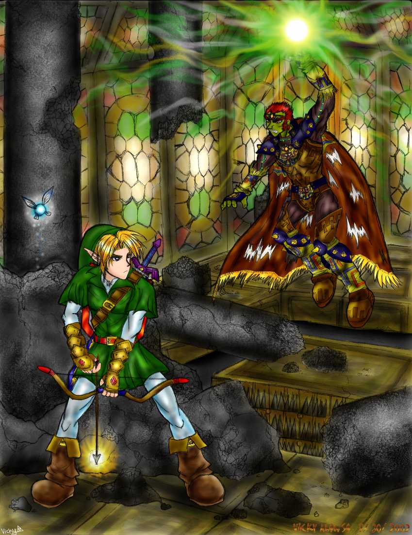 Link and Zelda - Ocarina of Time by GENZOMAN on DeviantArt