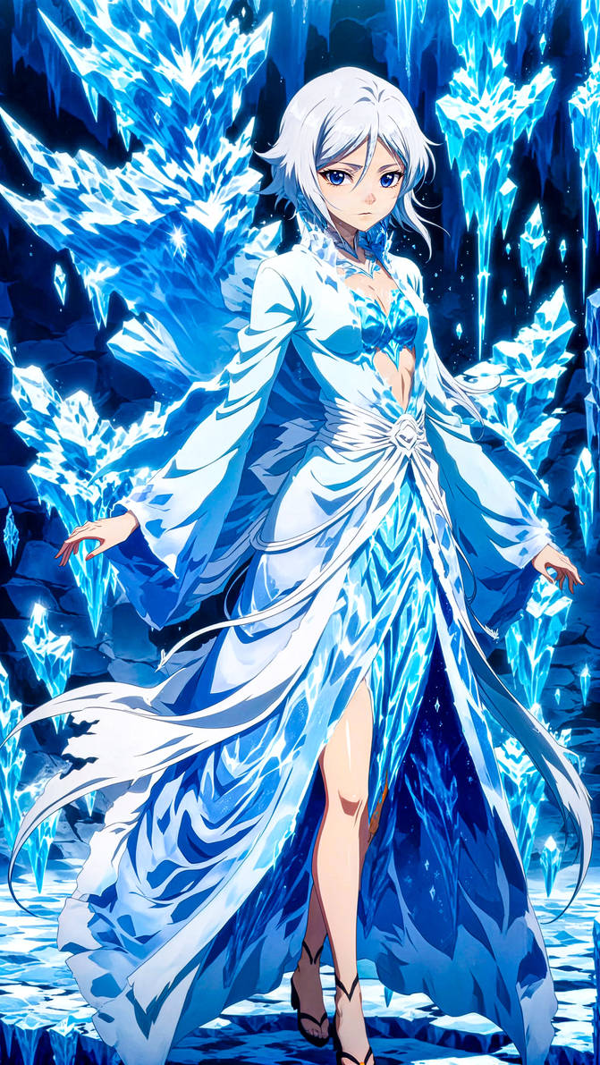 Bankai Rukai Rukia kuchiki (Bankai form) by ainsfwart on DeviantArt