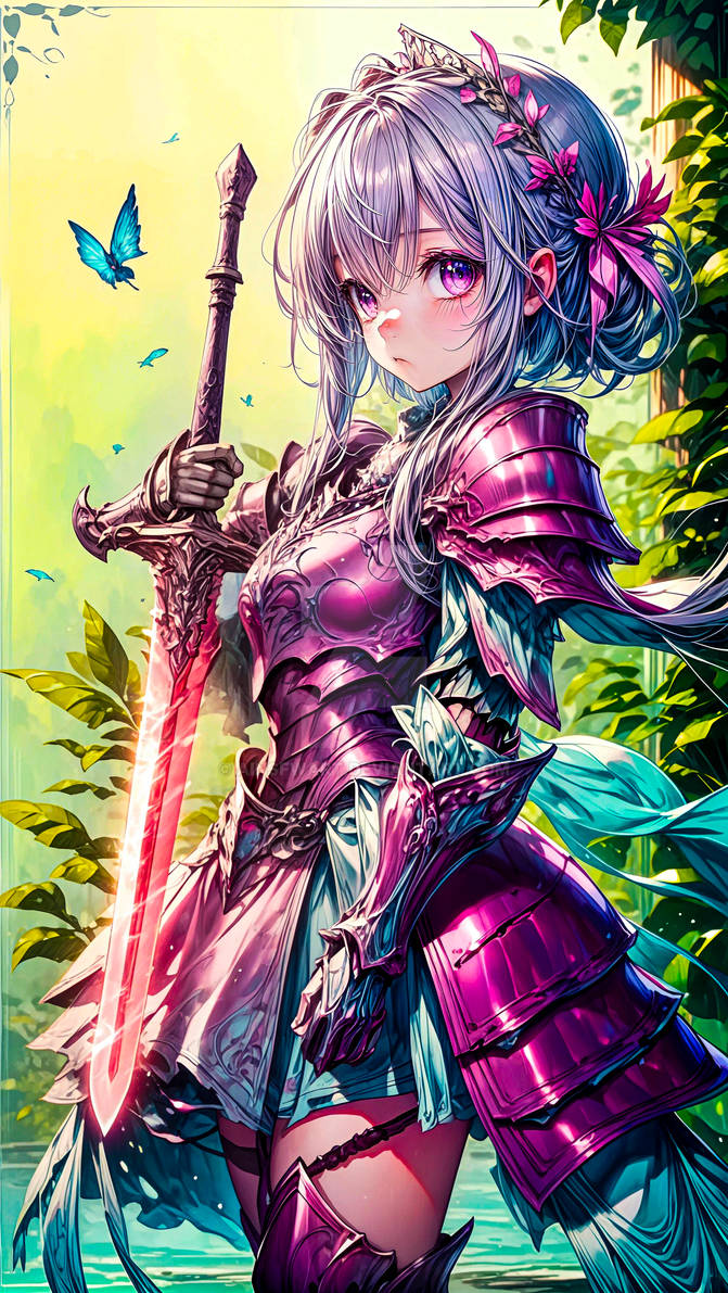 Cute Warrior Girl By Ainsfwart On DeviantArt cute-warrior-girl-by-ainsfwart-on-deviantart