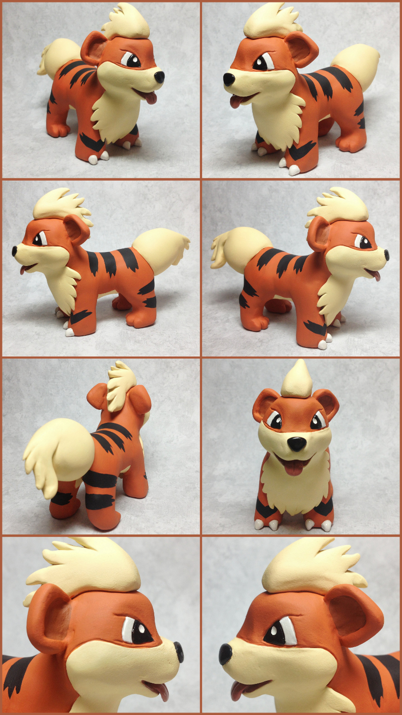 Growlithe Sculpture