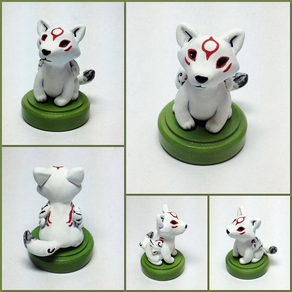 Chibiterasu Miniature Sculpture