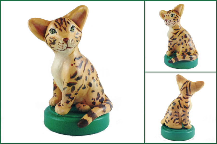 Bengal Cat Sculpture