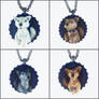 Wolf's Rain Pop-out Necklaces