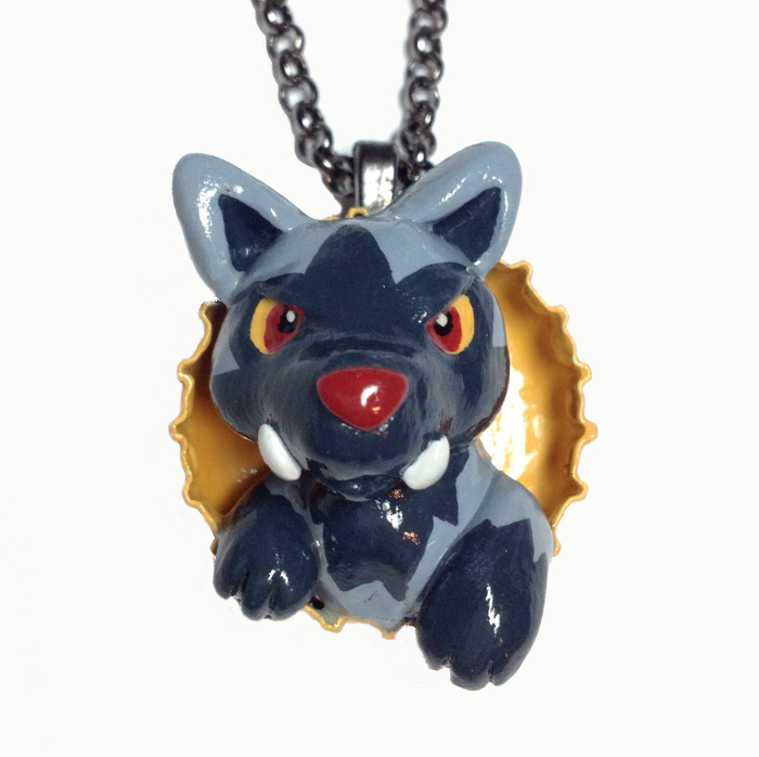 Poochyena Pop-out Necklace